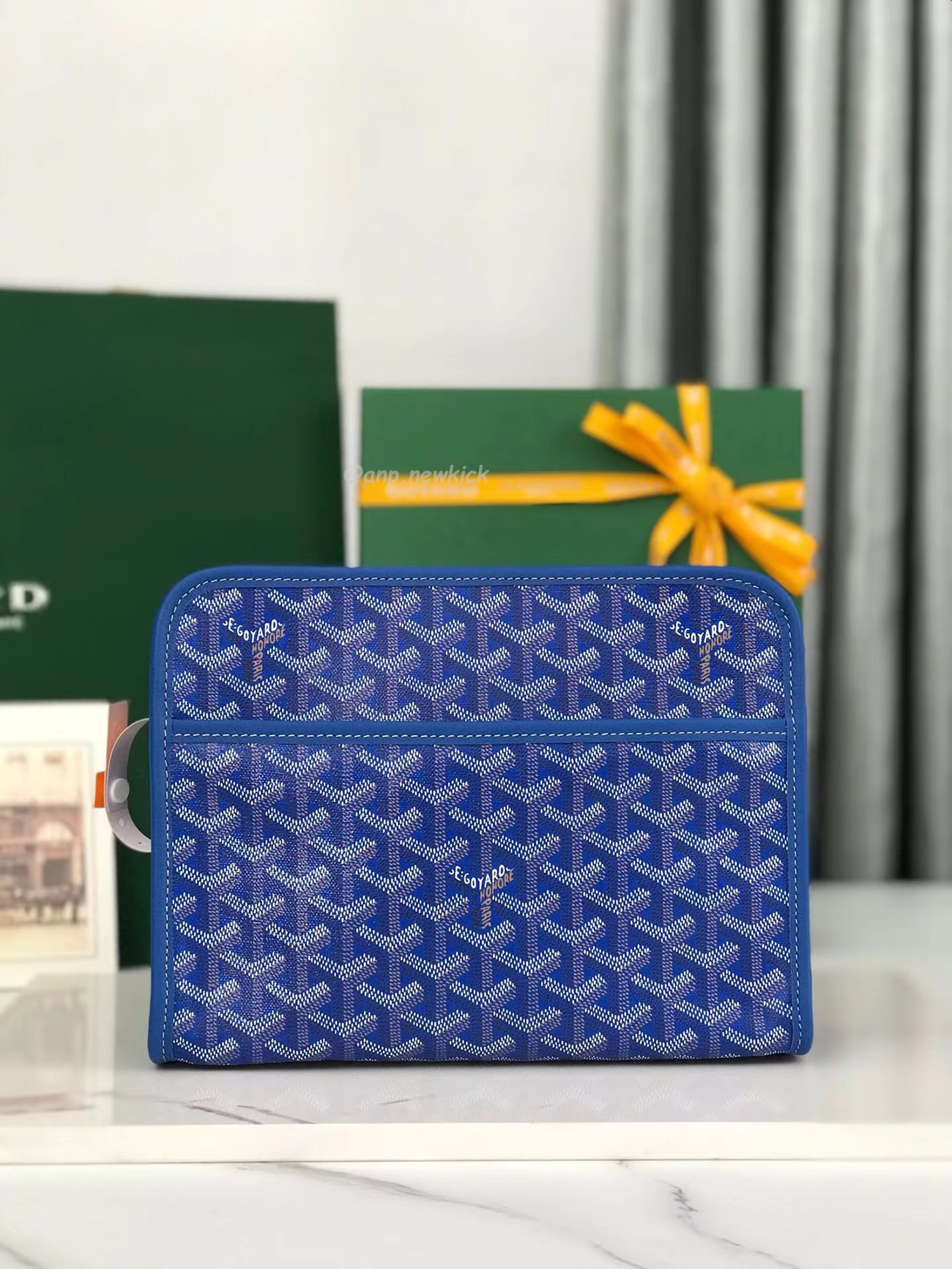 Goyard Jouvence Toiletry Bag Mm Green Black White Blue Purple Red Yellow (29) - newkick.org